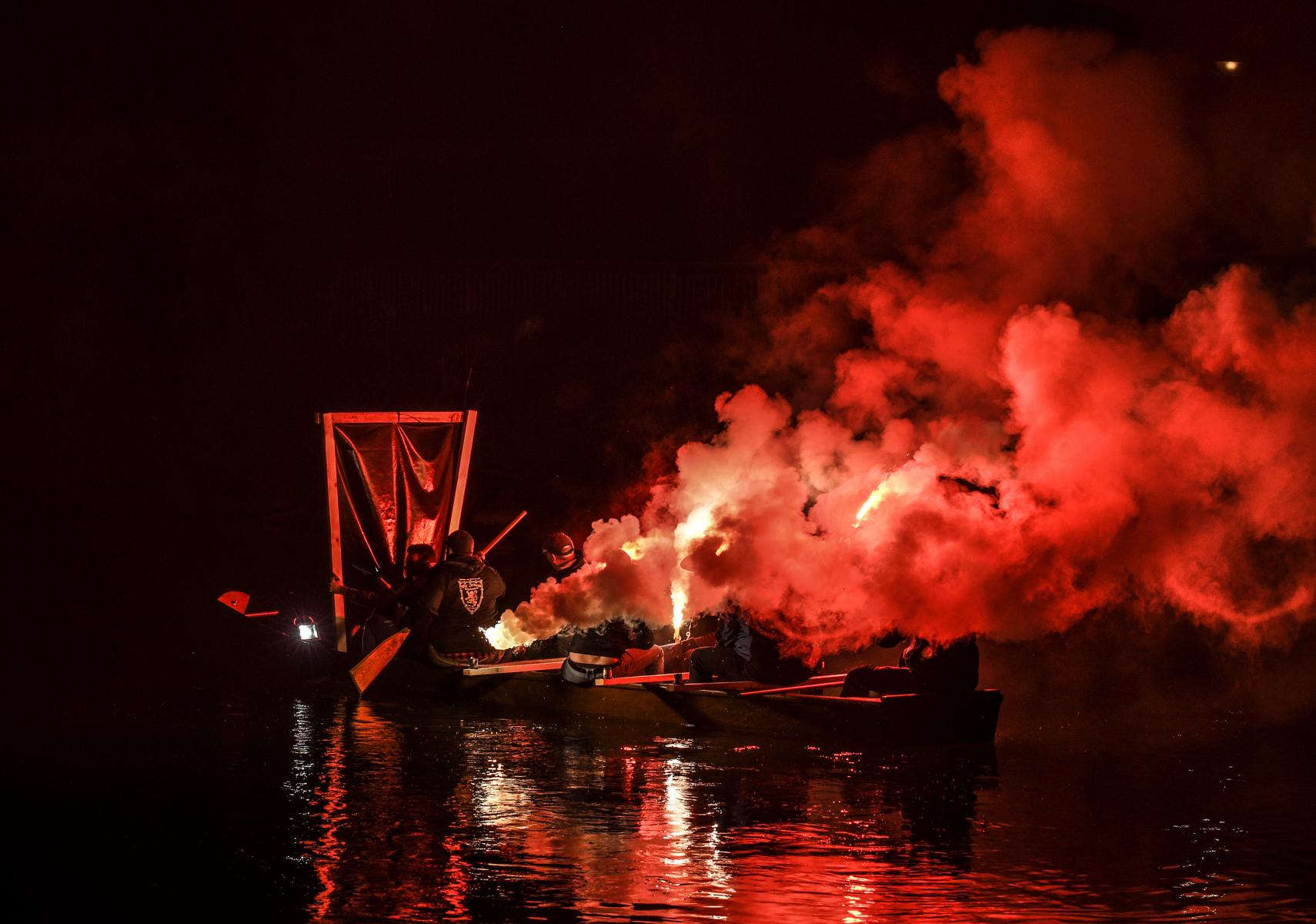 2018 - Jahresveranstaltung "Traun in Flammen" des Schifferverein