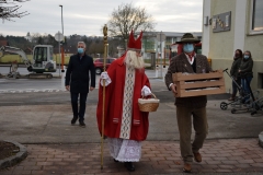 Nikolaus - Besuch der Volksschule  (07.12.2020)
